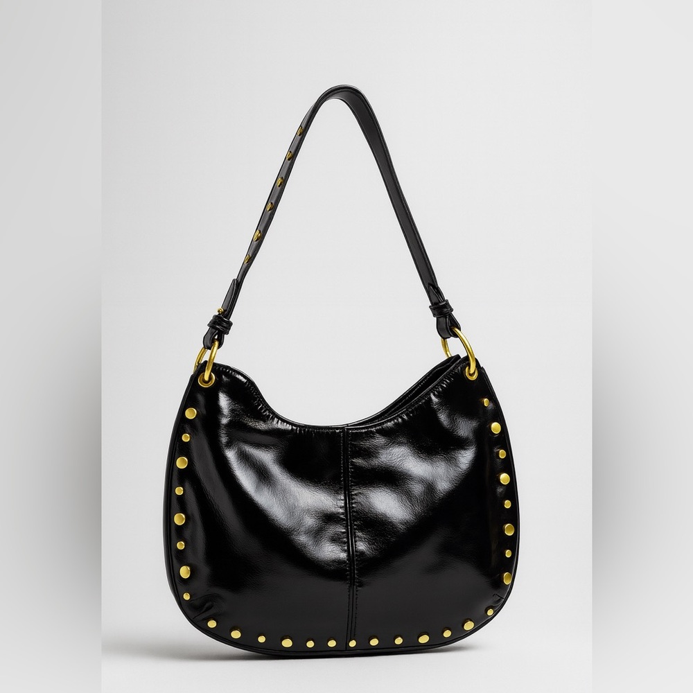 Black Studded Women's Bag